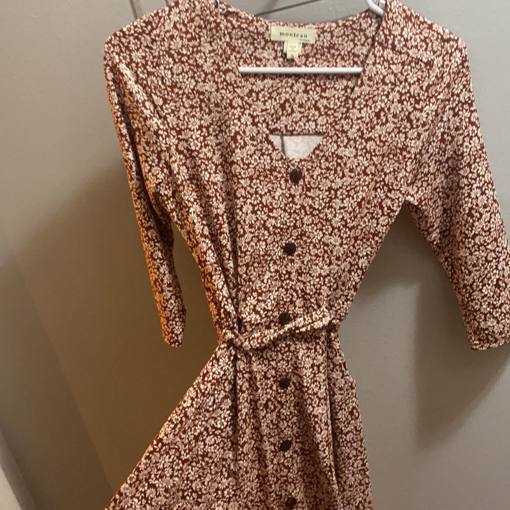 Floral Button Up Dress